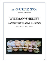 A guide to Wileman/Shelley minature cups and saucers